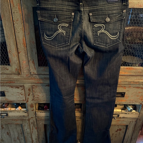 Rock & Republic Women's Dark Wash Jeans - Picture 3 of 4